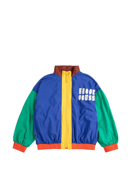  Bobo Choses Colourblock Zip Jacket - Blue 