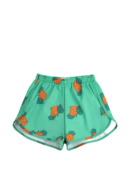  Bobo Choses Elasticated Print Swim Shorts - Green 