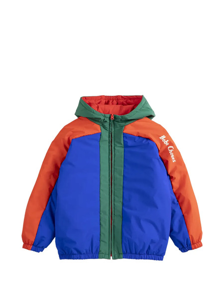  Bobo Choses Hooded Reversible Coat - Blue 