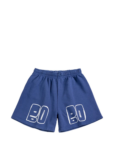 Bobo Choses Logo-print Shorts - Blue 