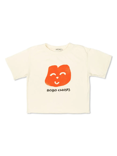  Bobo Choses Logo-print T-shirt - Neutrals 