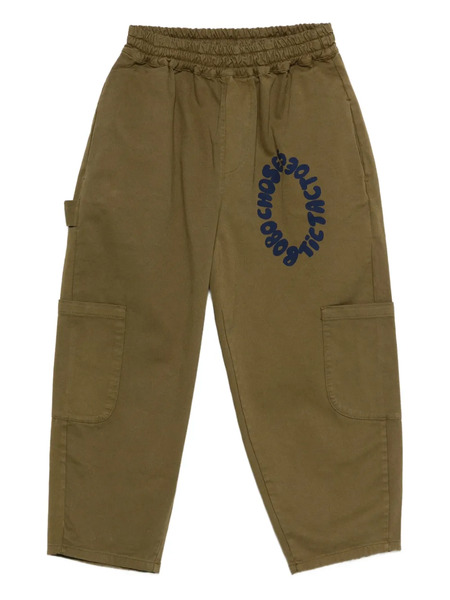  Bobo Choses Logo-print Trousers - Green 