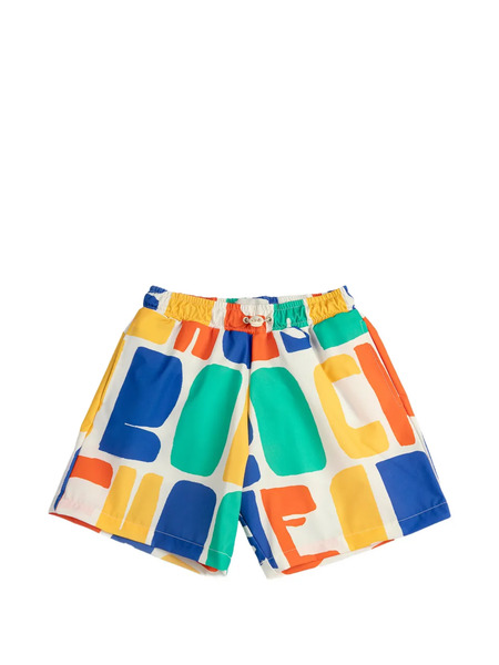  Bobo Choses Patterned Swim Shorts - White 