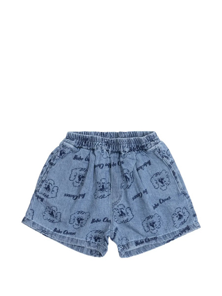 Bobo Choses Printed Shorts - Blue 