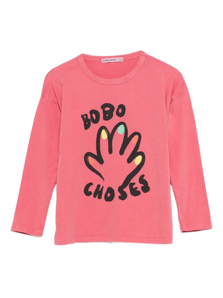  Bobo Choses Printed T-shirt - Pink 