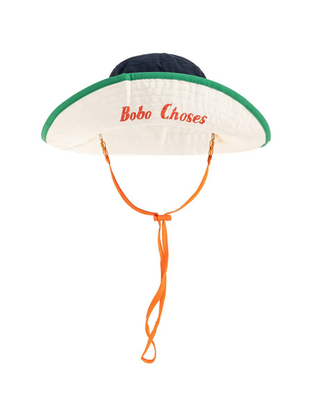  Bobo Choses Quilted Brim Hat - Blue 