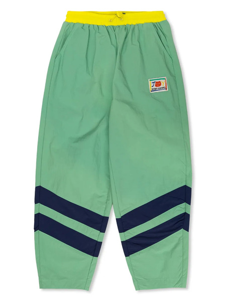 Bobo Choses Smiling Colourblock Track Pants - Green 
