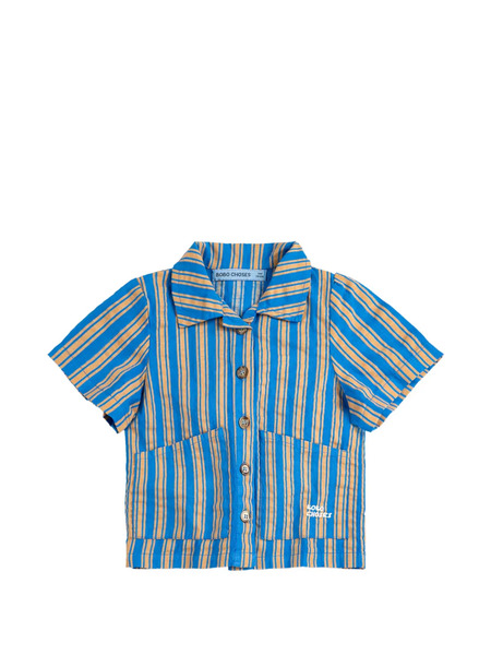  Bobo Choses Striped Shirt - Blue 