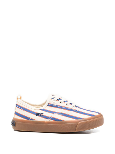  Bobo Choses Striped Sneakers - Neutrals 