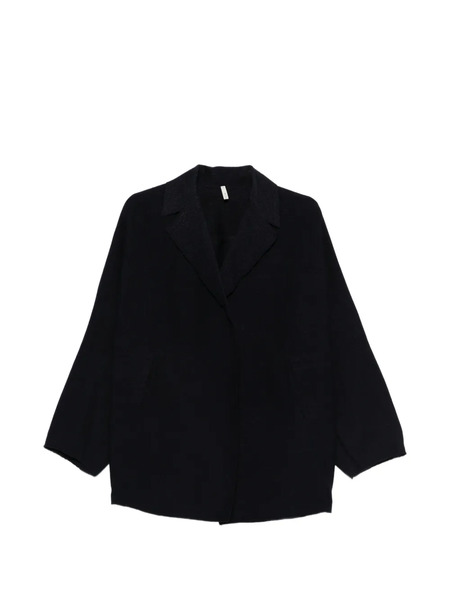  Boboutic Shawl-collar Cape - Blue 