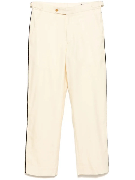  Bode Beaded Player Trousers - Neutrals 