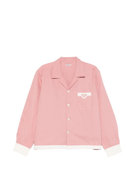  Bode Camp-collar Pocket Shirt - Pink 