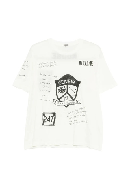  Bode Camp Crest Graphic-print T-shirt - White 