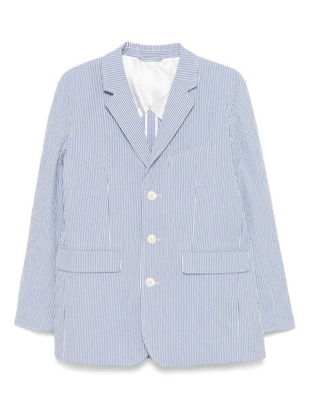  Bode Club Striped Blazer - Blue 