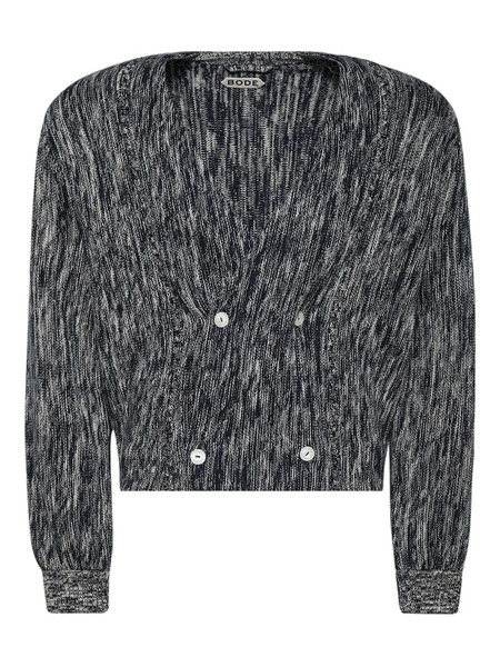  Bode Double-breasted Cardigan - Blue 