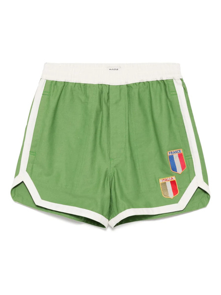  Bode Euro Gym Shorts - Green 