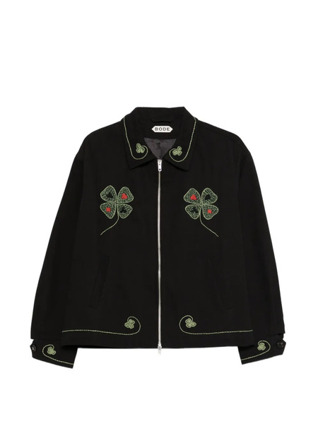  Bode Lucky Draw Embroidered Jacket - Black 