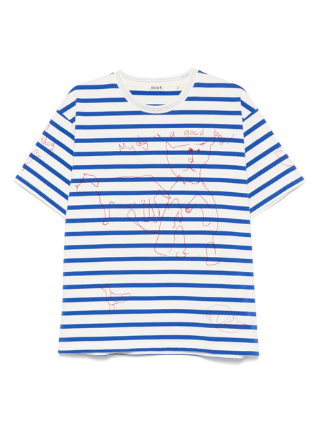  Bode Margate T-shirt - Blue 