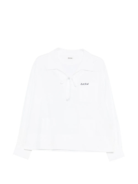  Bode Maze Long Sleeve Shirt - White 