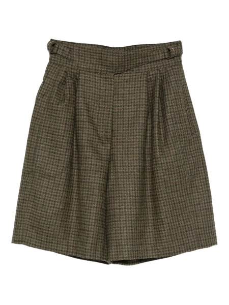  Bode Morris Houndstooth Shorts - Brown 