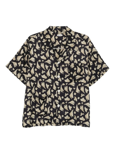  Bode Paper Hat Short-sleeved Shirt - Black 