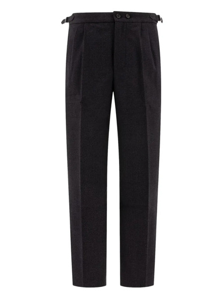  Bode Pleated Buckle-detailing Trousers - Grey 