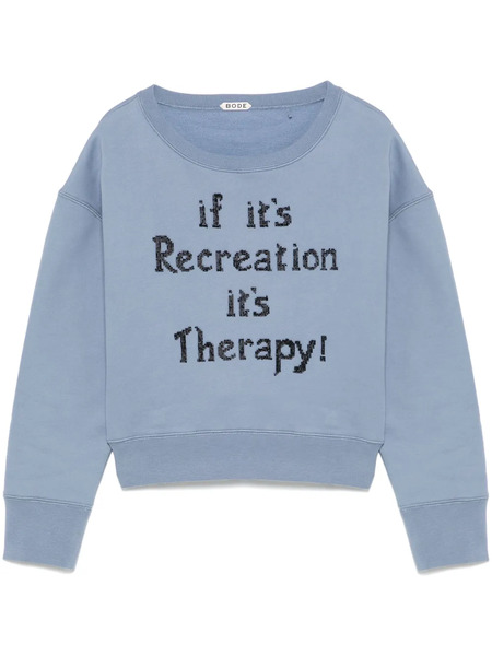  Bode Recreation Sweatshirt - Blue 