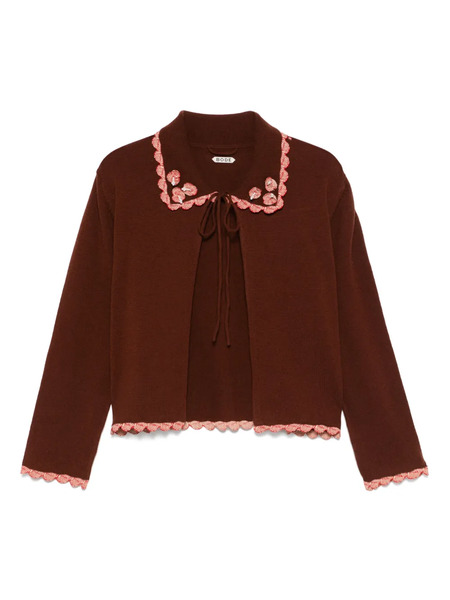  Bode Rookie Cardigan - Brown 