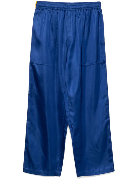 Bode Satin Track Pants - Blue 