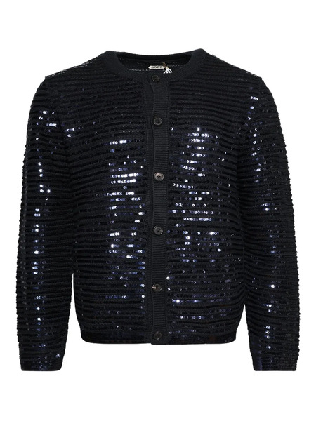  Bode Sequin-embellishment Cardigan - Black 