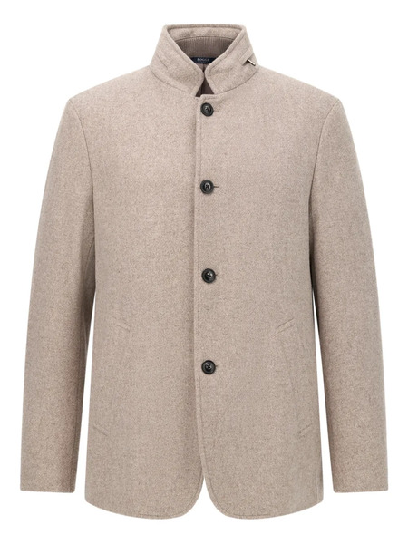  Boggi Milano Button Padded Blazer - Neutrals 