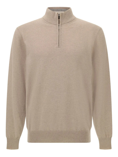  Boggi Milano Half-zip Sweater - Neutrals 