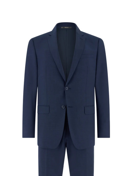  Boggi Milano Micro Pattern Single-breasted Suit - Blue 