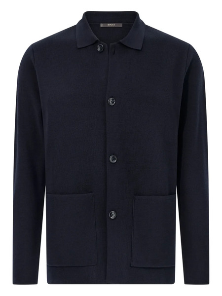  Boggi Milano Patch-pocket Overshirt - Blue 
