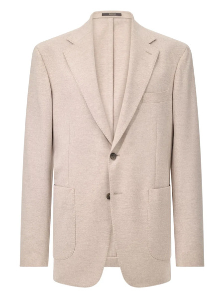  Boggi Milano Single-breasted Patch-pocket Blazer - Neutrals 