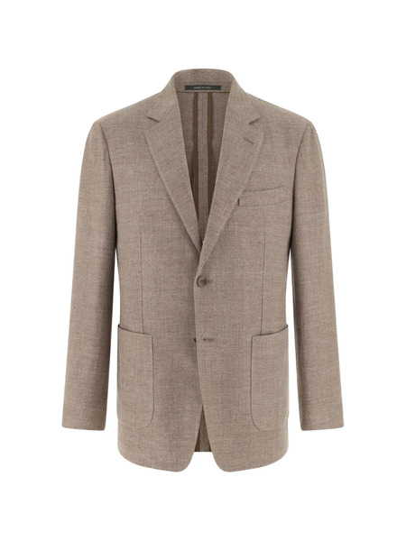  Boggi Milano Single-breasted Patch-pocket Blazer - Neutrals 