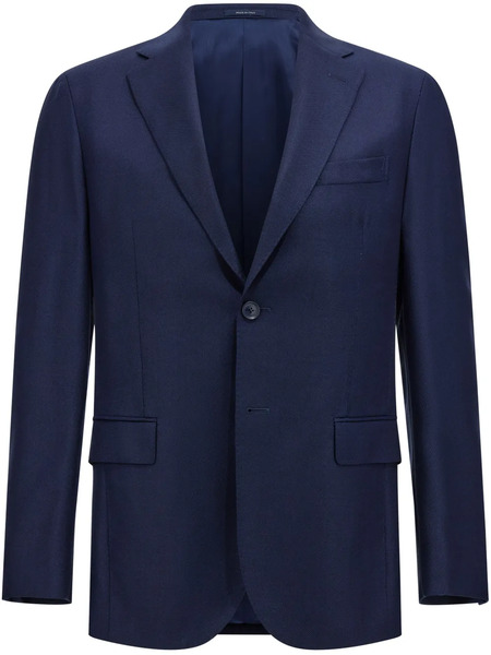  Boggi Milano Virgin Wool Jacket - Blue 