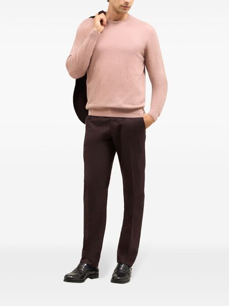  Boglioli Brushed Cashmere Jumper - Pink 