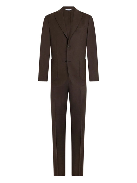  Boglioli Button Single-breasted Suit - Brown 