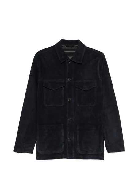  Boglioli Buttoned Pocket Jacket - Blue 