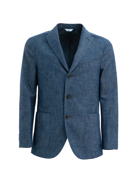  Boglioli Denim Single-breasted Suit - Blue 