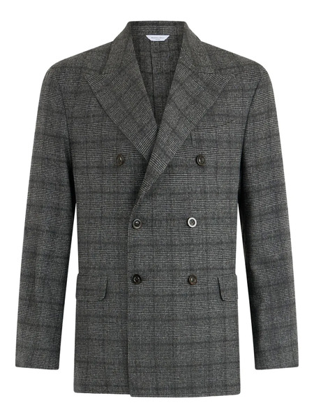  Boglioli Double-breasted Check-pattern Blazer - Grey 