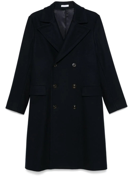  Boglioli Double-breasted Coat - Blue 