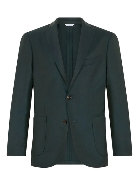  Boglioli Hopsack K Two-button Patch-pocket Blazer - Green 