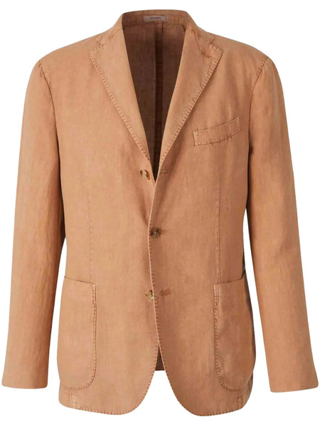  Boglioli Linen Blazer - Orange 