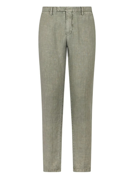 Boglioli Linen Chino Trousers - Green 