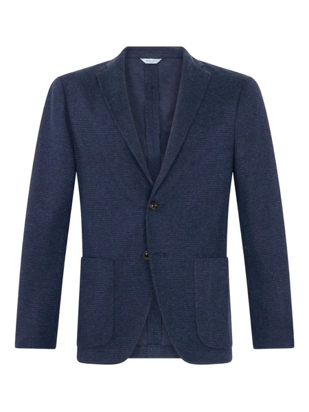 Boglioli Patch-pocket Two-button Blazer - Blue 