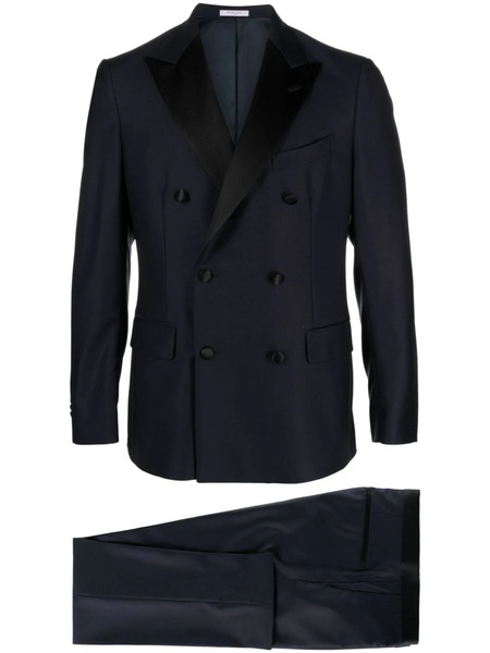  Boglioli Peak-lapels Double Breasted Suit - Blue 