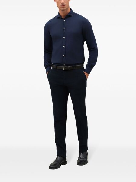  Boglioli Poplin Shirt - Blue 