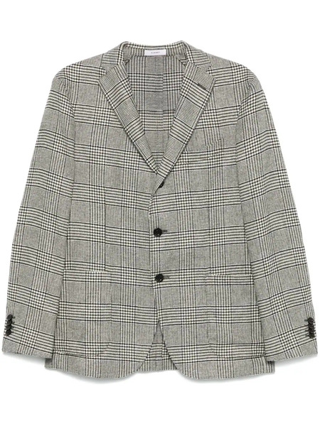  Boglioli Prince Of Wales Check-pattern Blazer - White 